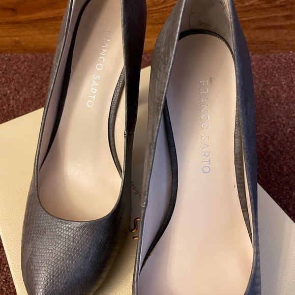 Grey Franco sarto heels sz 7.5 - Picture 5 of 9